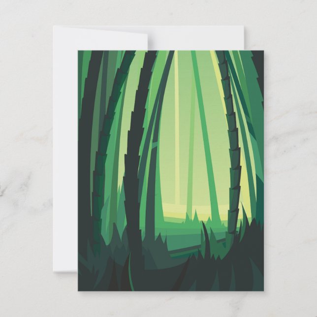 Bamboo forests card (Front)