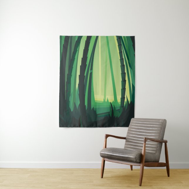  Bamboo forests Tapestry (In Situ)