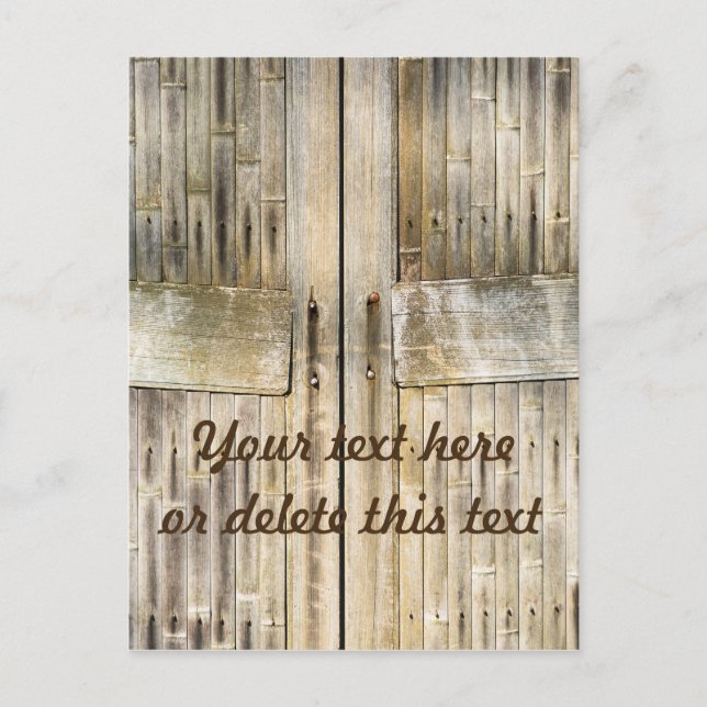 Bamboo gates postcard (Front)