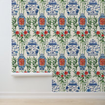 Bamboo Ginger Jar Chinese Pattern Peel And Stick