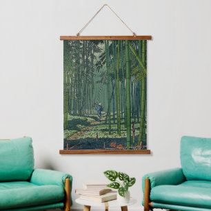 Bamboo Grove of Saga Fujishima Takeji Hanging Tapestry