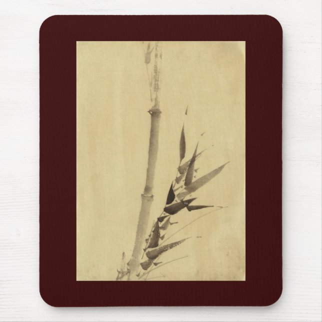 Bamboo, Hokusai Japanese Fine Art Mouse Mat (Front)