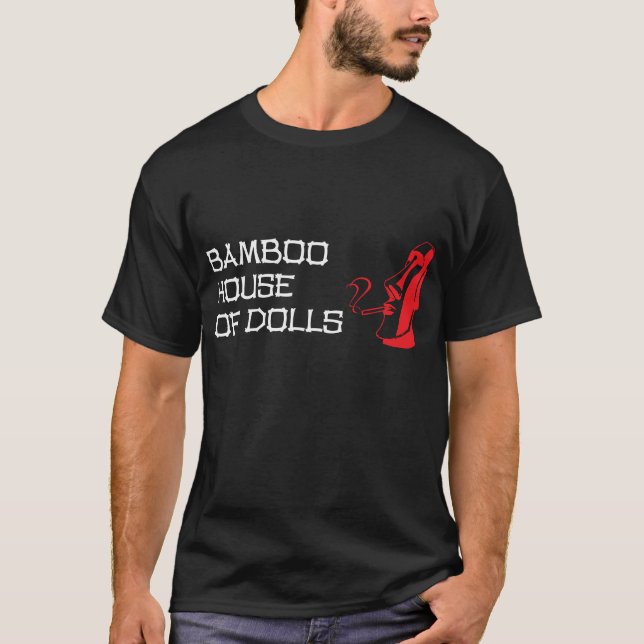 Bamboo House of Dolls Men's T-shirt - Black (Front)