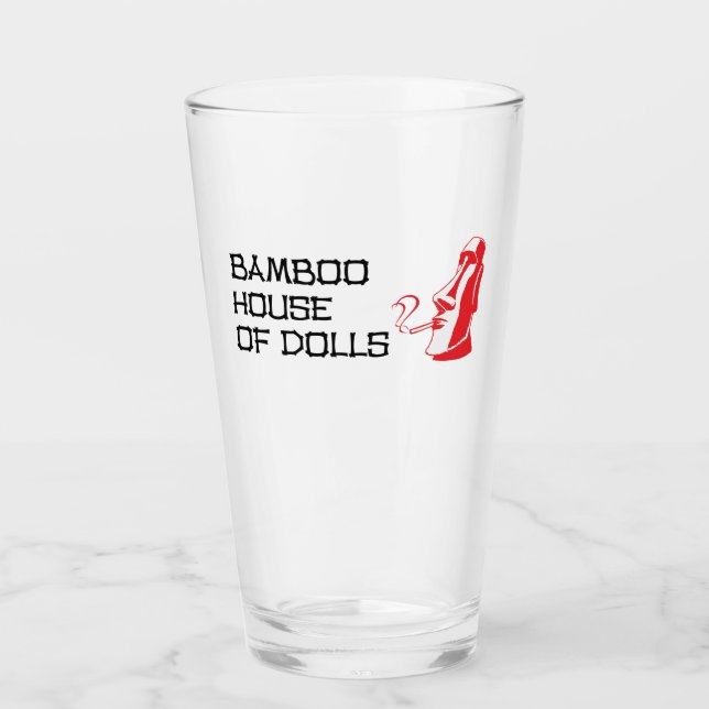 Bamboo House of Dolls Pint Glass (Front)