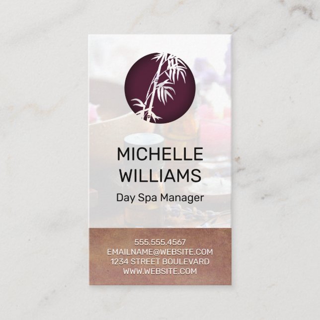 Bamboo Icon Business Card (Front)