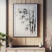 Bamboo Ink Painting