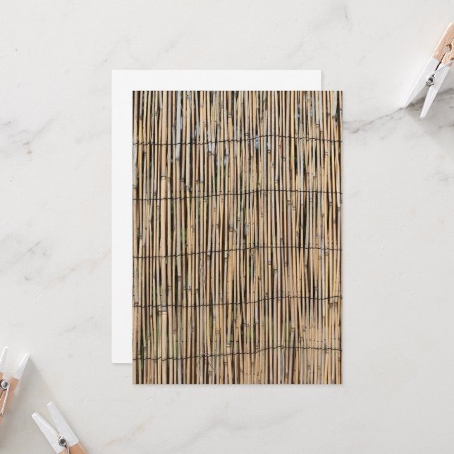 Bamboo Invitation (Front/Back In Situ)