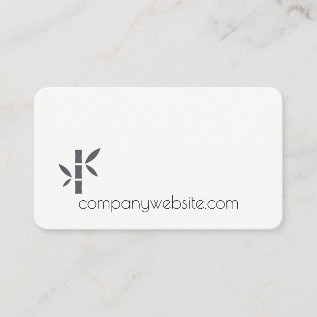 Bamboo Landscaping Spa Business Card (Front)