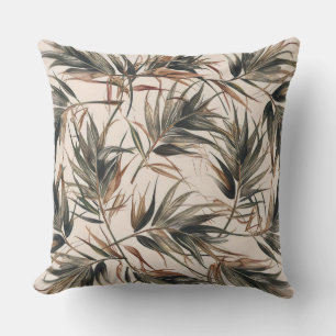 Bamboo leaves cushion