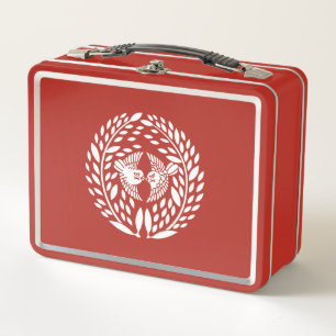 Bamboo leaves for the Yagyu family Metal Lunch Box