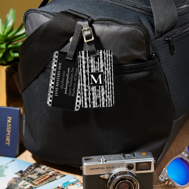 Bamboo Luggage Tag (Front & Back)