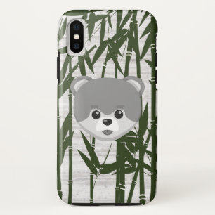 Bamboo Marble Cute Animal iPhone XS Case