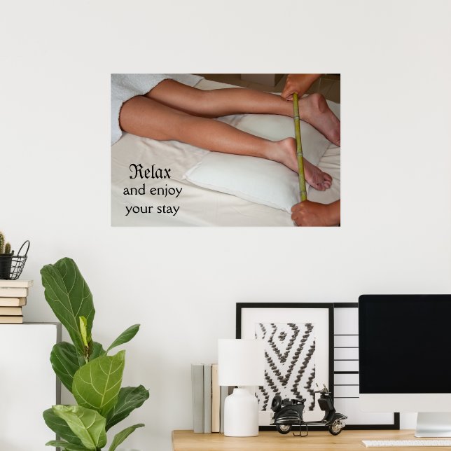 Bamboo Massage Poster (Home Office)