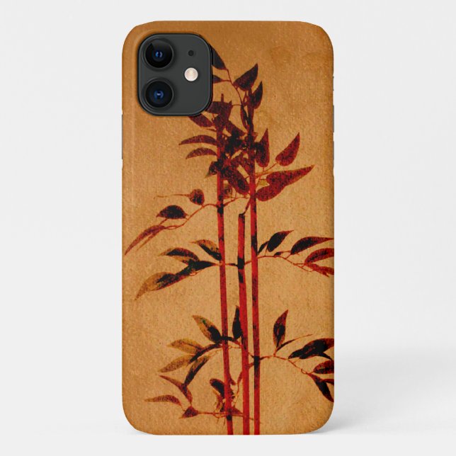 Bamboo on Parchment Case-Mate iPhone Case (Back)