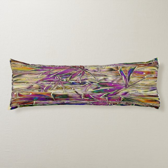 Bamboo Original Art Pillow (Front)