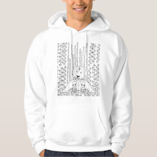 Bamboo Panda Doodle Hoodie