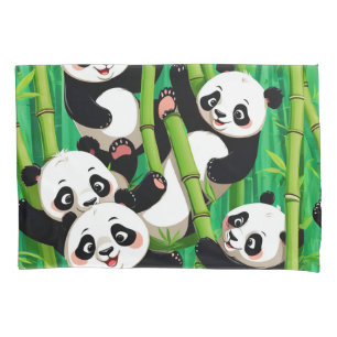 Bamboo Panda Pillowcase