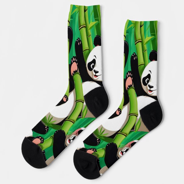 Bamboo Panda Socks (Left)