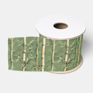Bamboo Pattern Grosgrain Ribbon