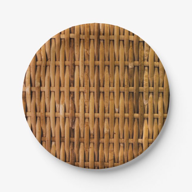 Bamboo Pattern Paper Plate (Front)