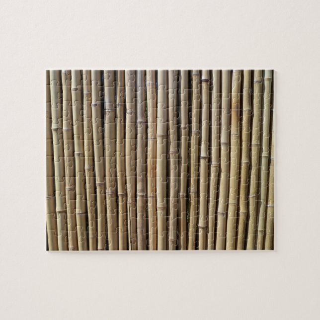 Bamboo Poles Photo Jigsaw Puzzle (Horizontal)