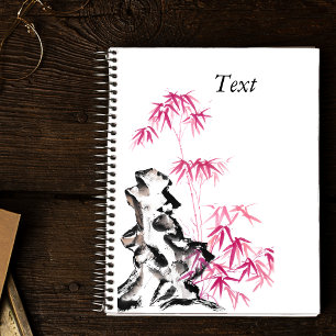 Bamboo - red notebook