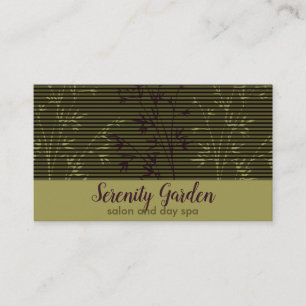 Bamboo Salon or Spa Business Card