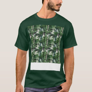Bamboo Seamless Pattern Asian Chinese Japan Tree E T-Shirt