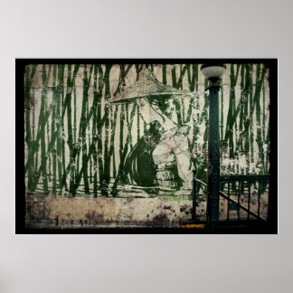 Bamboo Subway Geisha Poster