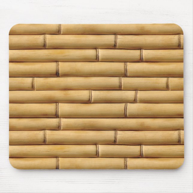 Bamboo Texture Background Mouse Mat (Front)