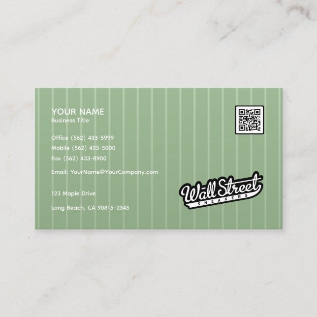 Bamboo Texture - Business Card (Front)