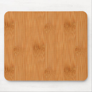 Bamboo Toast Wood Grain Look Mouse Mat