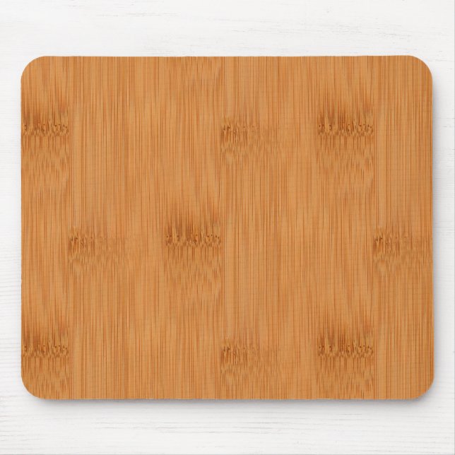 Bamboo Toast Wood Grain Look Mouse Mat (Front)