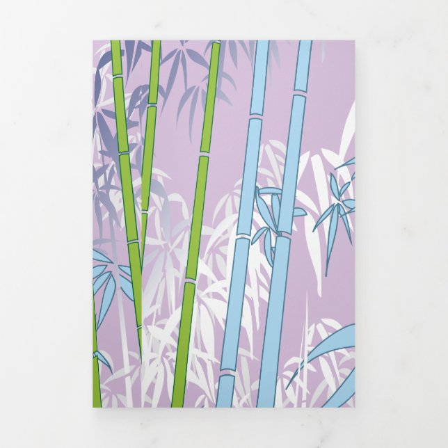 Bamboo Tri-Fold Holiday Card (Cover)