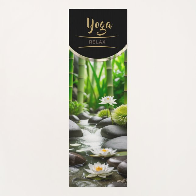 Bamboo Water Garden - Yoga Mat (Front)