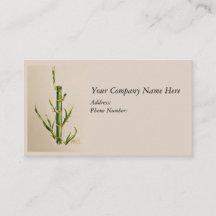 Bamboo watercolor Business Card