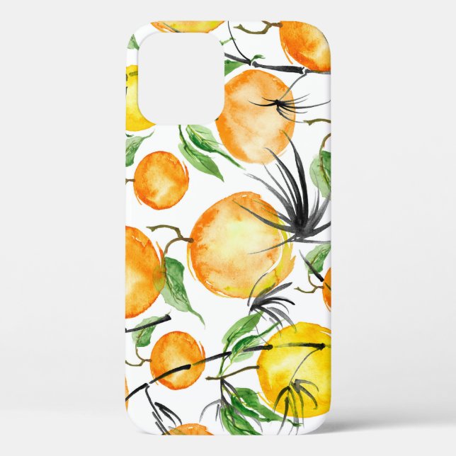 Bamboo watercolor: jungle seamless pattern. Case-Mate iPhone case (Back)