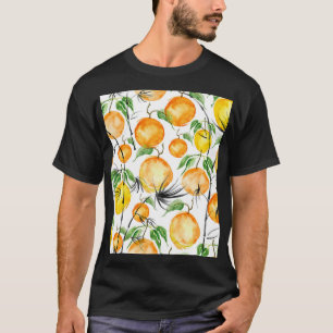 Bamboo watercolor: jungle seamless pattern. T-Shirt