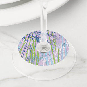 Bamboo Wine Glass Tag