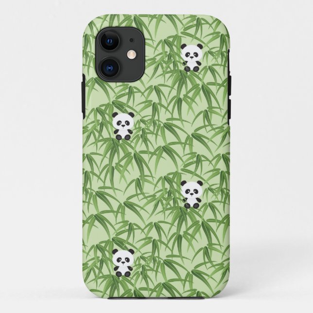 Bamboo with Pandas Case-Mate iPhone Case (Back)
