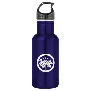 Bamboo with root in circle 532 ml water bottle