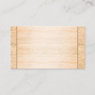 Bamboo Wood Background Business Card