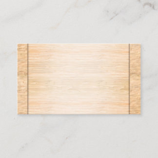 Bamboo Wood Background Business Card