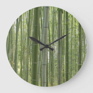 Bamboo Woods Large Clock