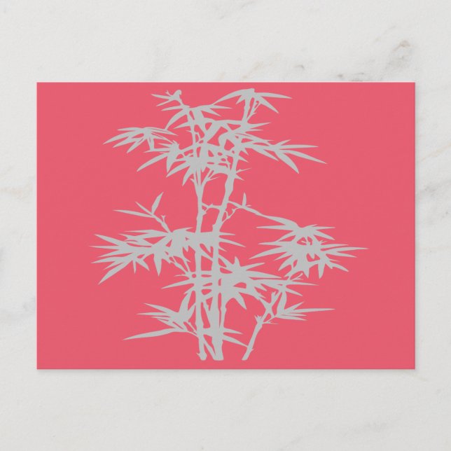 Bamboo Zen Japanese design Postcard (Front)
