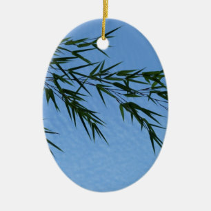 bambou sur ciel de nuages ceramic tree decoration