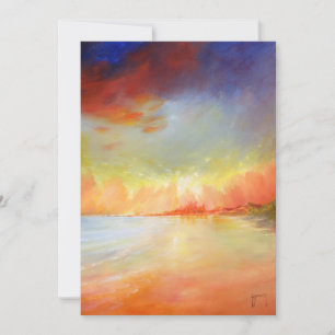 Bamburgh Beach Invitation