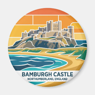 Bamburgh Castle England Magnet