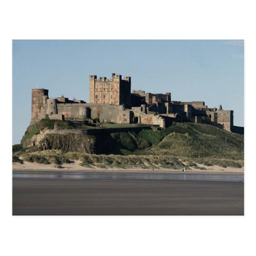 Image of Bamburgh Castle, Northumberland, England, U.K. Postcard