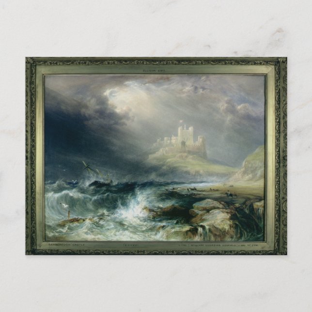 Bamburgh Castle, Northumberland Postcard (Front)